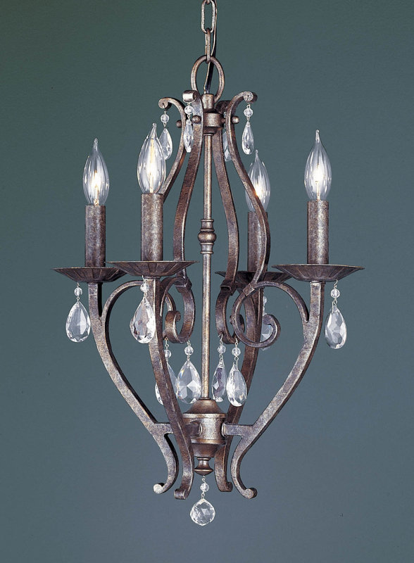 Feiss Mademoiselle 4Light CandleStyle Chandelier & Reviews Wayfair